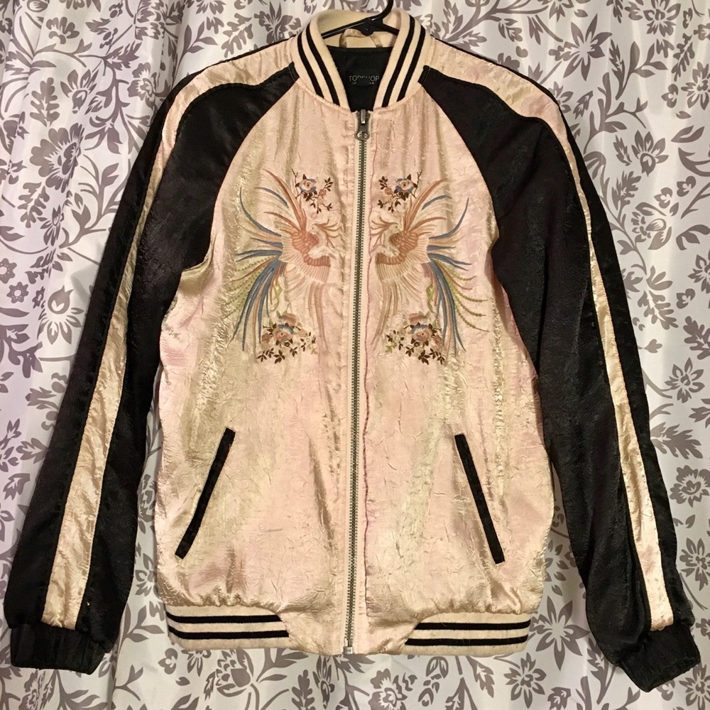 Topshop Women’s Asian bomber jacket size 4